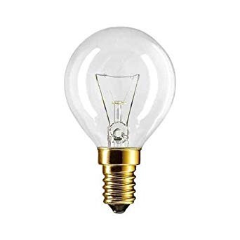 Backofenlampe Lampe für Backofen Tropfenlampe Glühlampe E14 40W 230V klar 300°C 